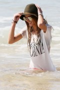 Sharni Vinson Wearing Bikini Bottoms At A Beach In Sydney