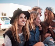 Isabelle Cornish & Charlotte Best @ Sean Keenan's Birthday Party 01/20/2014