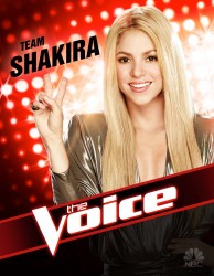 Shakira - 'The Voice' 2014 Promotional pictures