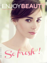 Lily Collins @ "Enjoy Beauty" March 2014