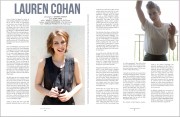Lauren Cohan - LadyGunn Magazine November 2012 x25 w/article