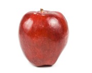 Красные яблоки на белом фоне (Red apple) B6c90a336609824