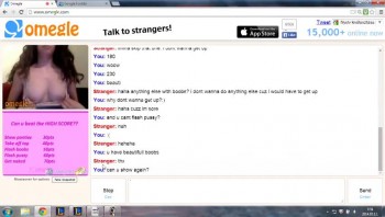 Omegle point game. 