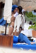 Кара Делевинь и Мишель Родригес (Michelle Rodriguez, Cara Delevigne) at beach in Cancún, Mexico, 2014.03.28 (58xHQ) 30adba349072616