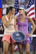 Martina Hingis & Flavia Pennetta - US Open doubles final match in New York 09/ 06/  2014