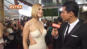 Rosamund Pike in Sexy Cutout Dress at Golden Globe Awards in Beverly Hills, January 11,2015