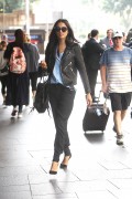Jessica Gomes - Arriving at the David Jones store in Sydney, Australia 02/03/15