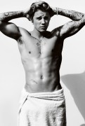 Justin Bieber - Photographed for Mario Testino's "Towel Series"