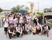 Ariana Grande And Her Honeymoon Tour Visit "Universal Orlando Resort" (03/23/2015)