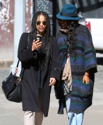 Zoë Kravitz - Out and about in NYC 04/01/15